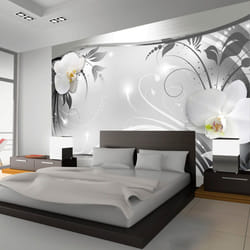 Planete Discount PD13743-250-175 papier-peint Papier peint non tissé Gris, Argent, Blanc