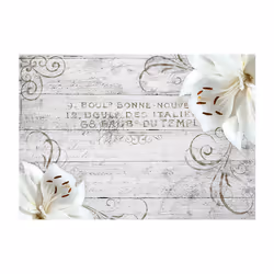 Planete Discount PD13744-350-245 papier-peint Papier peint non tissé Gris, Blanc