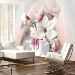 Planete Discount PD13745-250-175 papier-peint Papier peint non tissé Gris, Rose, Blanc