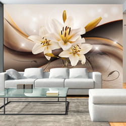 Papier peint intissé Fleurs Golden Lily - PD13750-400-280