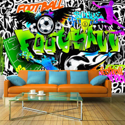 Papier peint intissé Street art Football Graffiti - PD14753-400-280