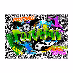 Papier peint intissé Street art Football Graffiti - PD14753-400-280