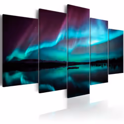 Planete Discount PD9824-200-100, Paysage marin, Noir, Bleu, Vert, Rose, Panneaux MDF, 2000 mm, 20 mm, 1000 mm