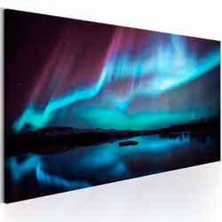 Planete Discount PD9829-150-50, Paysage marin, Noir, Bleu, Vert, Rose, Panneaux MDF, 1500 mm, 20 mm, 500 mm