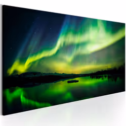 Planete Discount PD9830-135-45, Paysage marin, Noir, Bleu, Vert, Panneaux MDF, 1350 mm, 20 mm, 450 mm