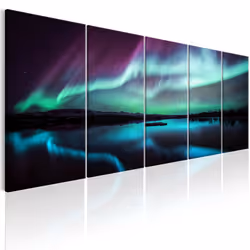 Planete Discount PD9832-225-90, Paysage marin, Noir, Bleu, Vert, Rose, Panneaux MDF, 2250 mm, 20 mm, 900 mm
