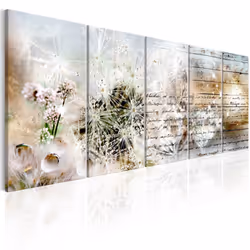 Planete Discount PD8682-225-90, Fleurs et plantes, Beige, Noir, Bleu, Vert, Rose, Blanc, Panneaux MDF, 2250 mm, 20 mm, 900 mm