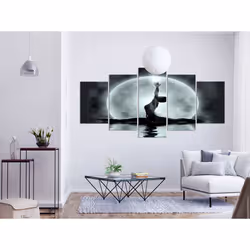 Tableau Personnages Twine (5 Parts) Wide Grey - PD11872-200-100