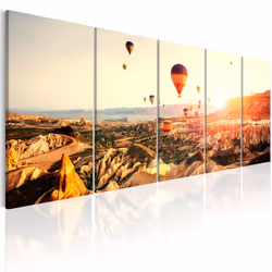 Planete Discount PD9844-225-90, Montagne, Bleu, Vert, Orange, Jaune, Panneaux MDF, 2250 mm, 20 mm, 900 mm