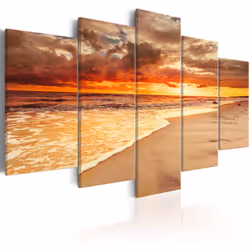 Planete Discount PD9847-200-100, Levers et couchers de soleil, Beige, Gris, Orange, Panneaux MDF, 2000 mm, 20 mm, 1000 mm