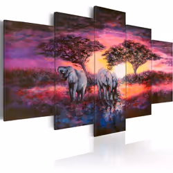 Planete Discount PD11992-200-100, Animaux, Noir, Orange, Rose, Blanc, Panneaux MDF, 2000 mm, 20 mm, 1000 mm