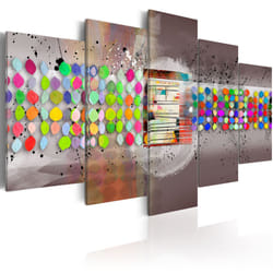 Tableau abstrait (pois) - PD8689-200-100