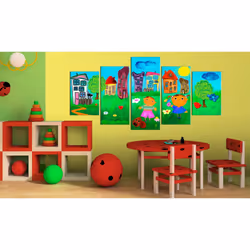 Tableau Pour enfants Enfance insouciante - PD11978-200-100