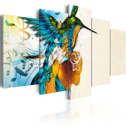 Tableau Bird's music - 5 pieces - PD8190-200-100