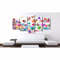 Tableau Fleurs Tulipes dans la pluie - PD11059-200-100