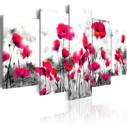 Tableau Fleurs Perdition - 5 parts - PD11060-200-100