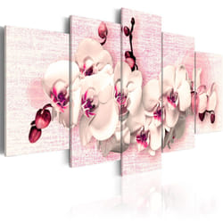 Tableau Fleurs Métaphore de la féminité - 5 pièces - PD11067-200-100
