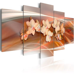 Tableau Fleurs Orchidée avec des nuances gris - PD11068-200-100