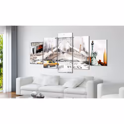 Tableau Villes New York dans le brouiilard - PD12077-200-100