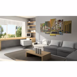 Tableau Villes Rues de New York dans la B. D. - PD12078-200-100