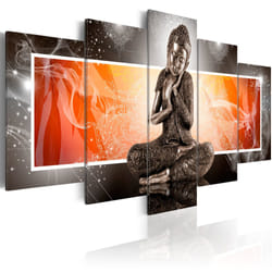 Tableau Zen Bouddha et ornements - PD12507-200-100