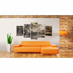 Tableau Brouillard au-dessus de cascade - PD8195-200-100