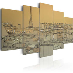 Tableau Vintage Ce bon vieux Paris (Vintage) - PD12319-200-100