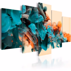 Planete Discount PD8722-200-100, Beige, Orange, Turquoise, Panneaux MDF, 2000 mm, 20 mm, 1000 mm