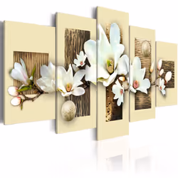 Planete Discount PD11069-200-100, Magnolias, Beige, Marron, Crème, Panneaux MDF, 2000 mm, 1000 mm