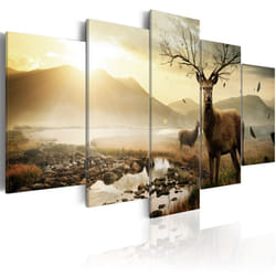 Tableau Toundra et cerfs - PD9859-200-100