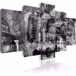 Planete Discount PD12092-200-100, Londres, Noir, Blanc, Panneaux MDF, 2000 mm, 20 mm, 1000 mm