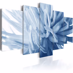 Planete Discount PD11081-200-100, Fleurs variées, Bleu, Blanc, Panneaux MDF, 2000 mm, 1000 mm