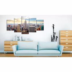 Tableau Villes Morning in New York City - PD12099-200-100
