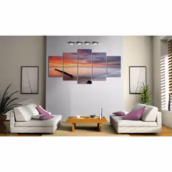 Tableau Jeu de couleurs au bord de la mer - PD9867-200-100