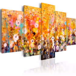 Planete Discount PD11084-200-100, Fleurs variées, Multicolore, Panneaux MDF, 2000 mm, 1000 mm