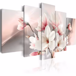 Planete Discount PD11085-200-100, Magnolias, Rose, Violet, Blanc, Panneaux MDF, 2000 mm, 1000 mm