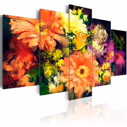 Planete Discount PD11089-200-100, Fleurs variées, Multicolore, Panneaux MDF, 2000 mm, 1000 mm