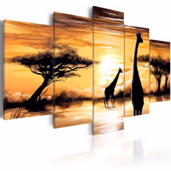 Planete Discount PD12000-200-100, Animaux, Noir, Orange, Jaune, Panneaux MDF, 2000 mm, 20 mm, 1000 mm