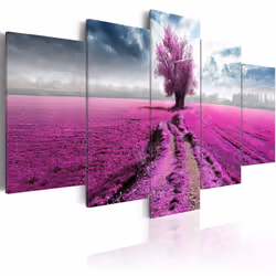 Planete Discount PD9891-100-50, Plaines et vallées, Bleu, Violet, Blanc, Panneaux MDF, 1000 mm, 20 mm, 500 mm