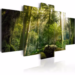 Planete Discount PD9892-100-50, Forêt, Marron, Vert, Jaune, Panneaux MDF, 1000 mm, 20 mm, 500 mm