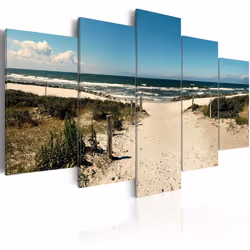 Planete Discount PD9893-200-100, Paysage marin, Beige, Bleu, Vert, Panneaux MDF, 2000 mm, 20 mm, 1000 mm