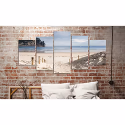 Tableau Promenade au bord de la mer - PD9894-200-100
