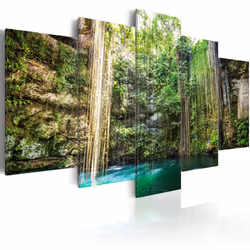Planete Discount PD9897-200-100, Montagne, Bleu, Marron, Vert, Panneaux MDF, 2000 mm, 20 mm, 1000 mm