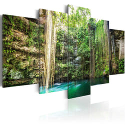 Tableau Cascade parmi des arbres - PD9897-200-100