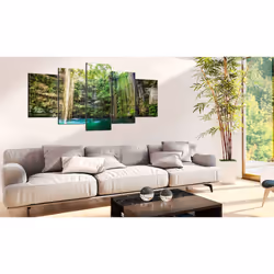 Tableau Cascade parmi des arbres - PD9897-200-100