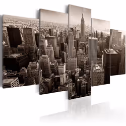 Planete Discount PD12106-200-100, New York, Noir, Blanc, Panneaux MDF, 2000 mm, 20 mm, 1000 mm