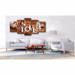 Tableau Vintage Maison de l'amour - PD12332-200-100