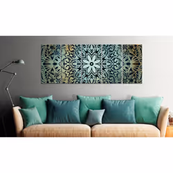 Tableau Zen Green Mandala - PD12516-225-90