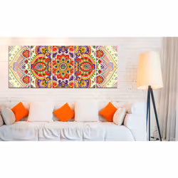 Tableau Zen Colourful Ornament - PD12518-225-90