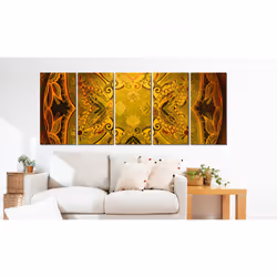 Tableau Zen Mandala: Flowery Wings - PD12519-225-90